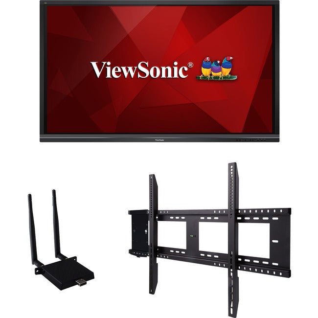 Viewsonic IFP7550-E1 - 75" ViewBoard 4K Ultra HD Interactive Flat Panel Bundle
