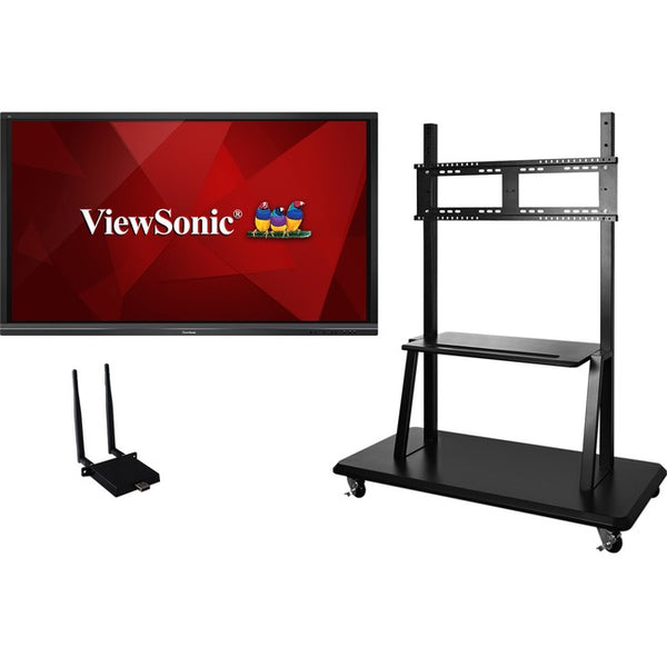 Viewsonic IFP7550-E2 - 75" ViewBoard 4K Ultra HD Interactive Flat Panel Bundle