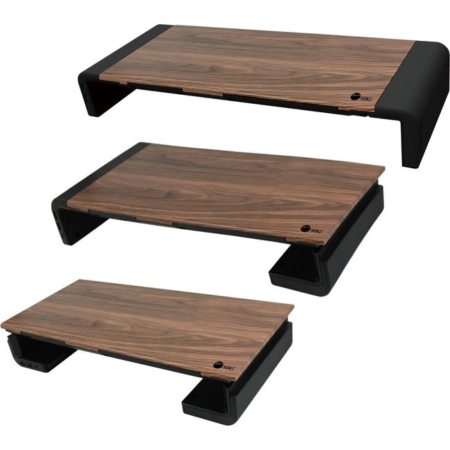 SIIG Stylish Foldable Monitor Stand with USB Hub