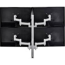 Atdec quad monitor arm desk mount - Flat and Curved up to 30in - VESA 75x75, 100x100
