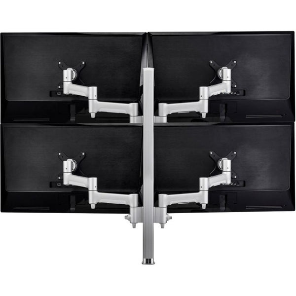 Atdec quad monitor arm desk mount - Flat and Curved up to 30in - VESA 75x75, 100x100