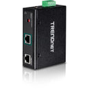 TRENDnet Industrial Gigabit UPoE Splitter, Dual DC Power Outputs, DIN-Rail or Wall-Mountable, Adjustable Voltage Output, TI-SG104