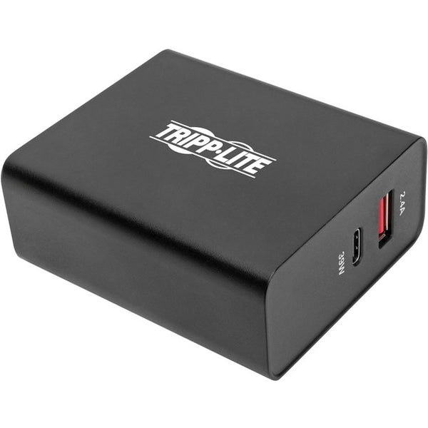 Tripp Lite USB Wall Charger Dual Port USB Type C USB C & USB Type A w PD Charging - American Tech Depot