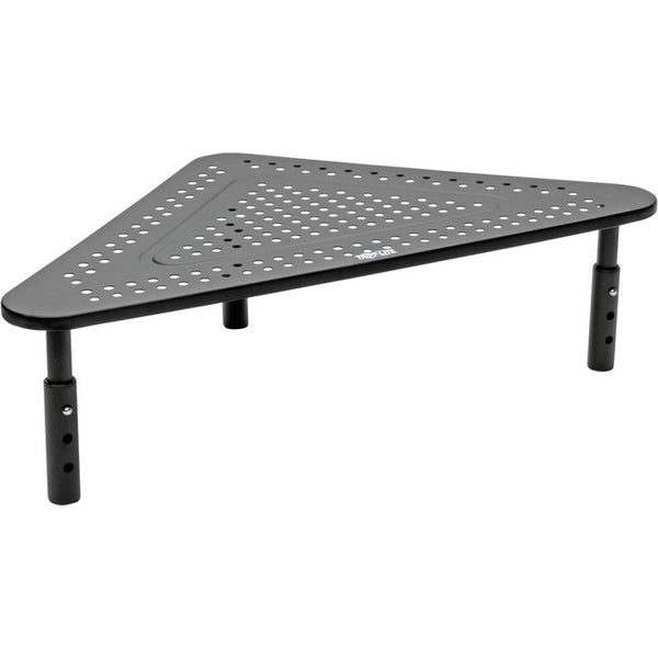Tripp Lite Monitor Riser Stand Desktop Corner Metal Height Adjustable Black - American Tech Depot