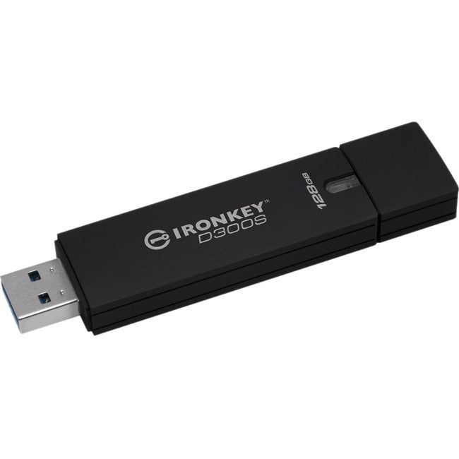 Kingston 128GB IronKey D300 D300S USB 3.1 Flash Drive - American Tech Depot