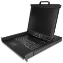 StarTech.com Rackmount KVM Console - 1U 17" LCD Monitor Single Port VGA KVM Server Rack Drawer includes Cables & Hardware - USB Support - American Tech Depot