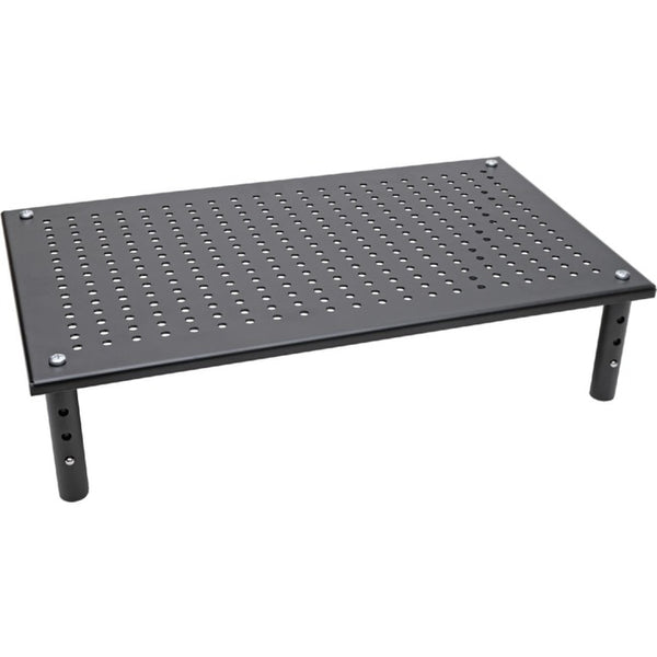 Tripp Lite Monitor Riser Stand Desktop Metal Height Adjustable Black 18x11in - American Tech Depot