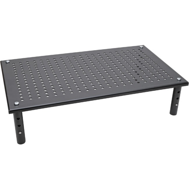 Tripp Lite Monitor Riser Stand Desktop Metal Height Adjustable Black 18x11in - American Tech Depot