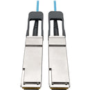 Tripp Lite QSFP+ to QSFP+ Active Optical Cable - 40Gb, AOC, M-M, Aqua, 1 m (3 ft.) - American Tech Depot