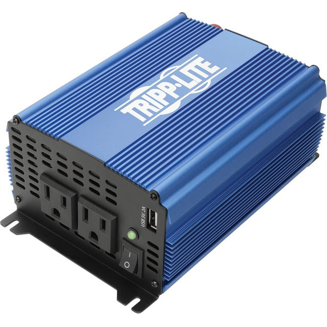 Tripp Lite 1000W Compact Power Inverter Mobile Portable 2 Outlet 1 USB Port - American Tech Depot