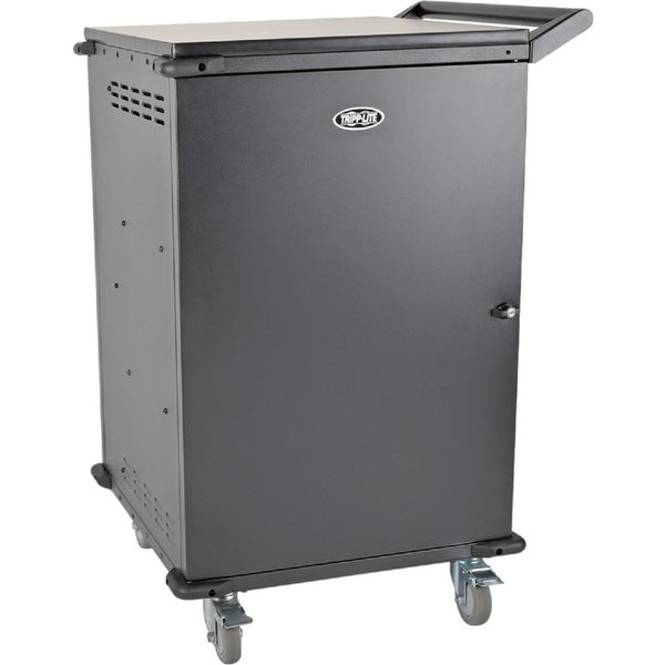 Tripp Lite 45-Port AC Charging Cart Storage Station Chromebook Laptop Tablet Black - American Tech Depot