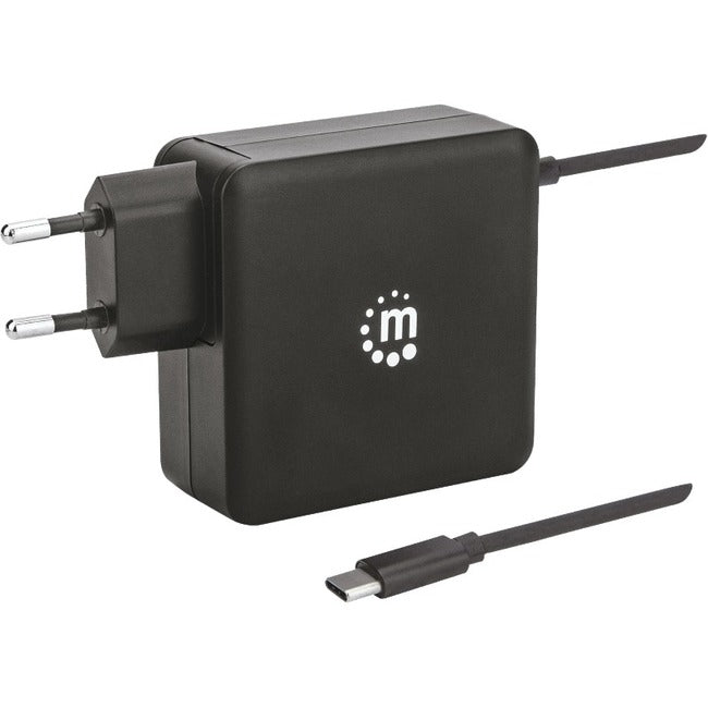 Manhattan Power Delivery Wall Charger with Built-in USB-C Cable - 60 W - American Tech Depot