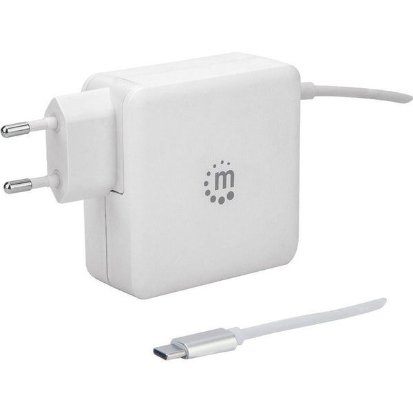 Manhattan Power Delivery Wall Charger with Built-in USB-C Cable - 60 W - American Tech Depot