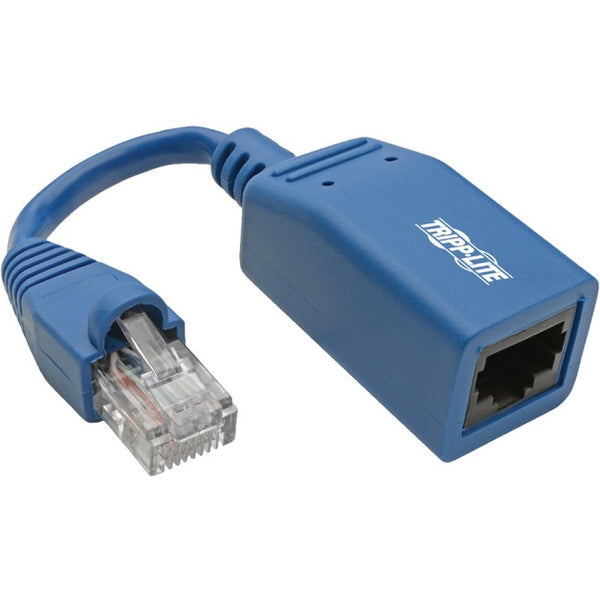 Tripp Lite Cisco Console Rollover Cable Adapter (M-F) - RJ45 to RJ45, Blue, 5 in - American Tech Depot