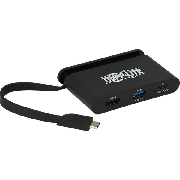 Tripp Lite USB C Multiport Adapter Converter 4K w- -HDMI, Gigabit Ethernet, USB-A Hub, PD Charging, Storage Cable Thunderbolt 3 Compatible - American Tech Depot