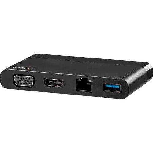 StarTech.com USB C Multiport Adapter with HDMI, VGA, Gb Ethernet & USB - USB C to 4K HDMI or 1080p VGA Adapter Mini Dock Hub - Travel Dock - American Tech Depot