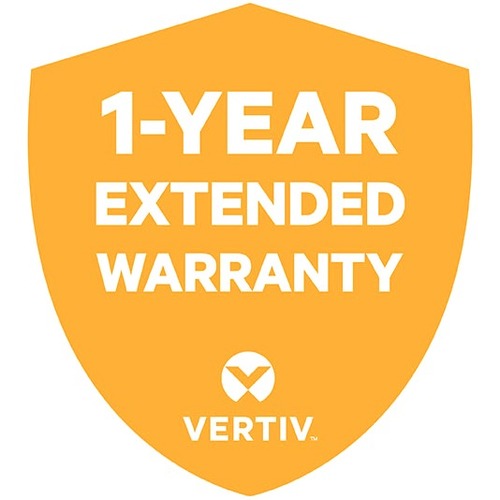 Vertiv 1 Year Extended Warranty for Vertiv Liebert GXT4 240V External Battery Cabinet Includes Parts and Labor