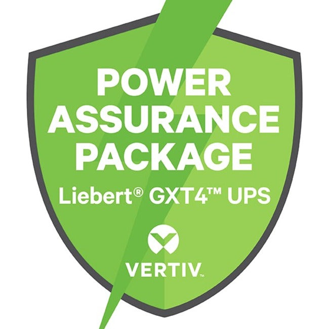 Vertiv Power Assurance Package for Vertiv Liebert GXT4 5-6kVA UPS Includes Installation and Start-Up