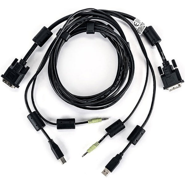 Vertiv Avocent USB Keyboard and Mouse, DVI-D and Audio Cable, 6 ft. forVertiv Avocent SV and SC Series Switches - American Tech Depot