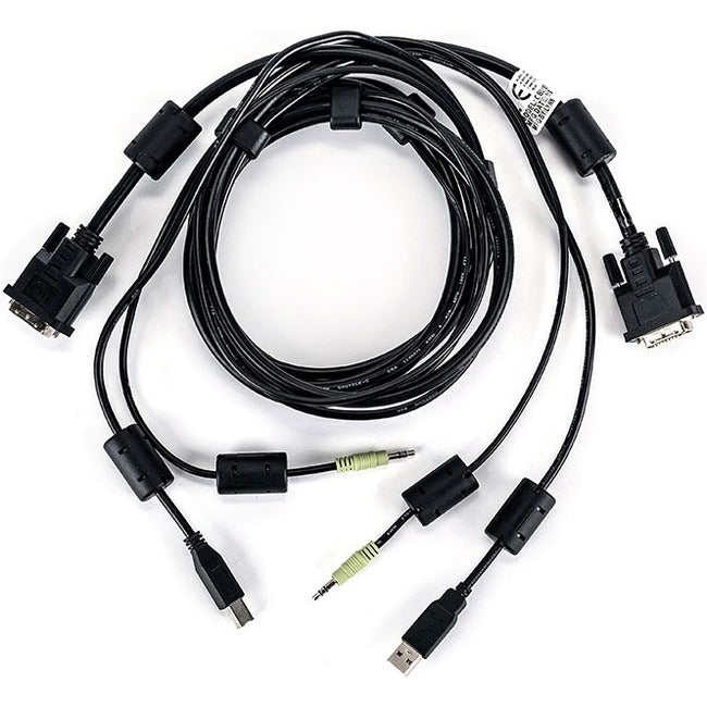 Vertiv Avocent USB Keyboard and Mouse, DVI-D and Audio Cable, 6 ft. forVertiv Avocent SV and SC Series Switches - American Tech Depot