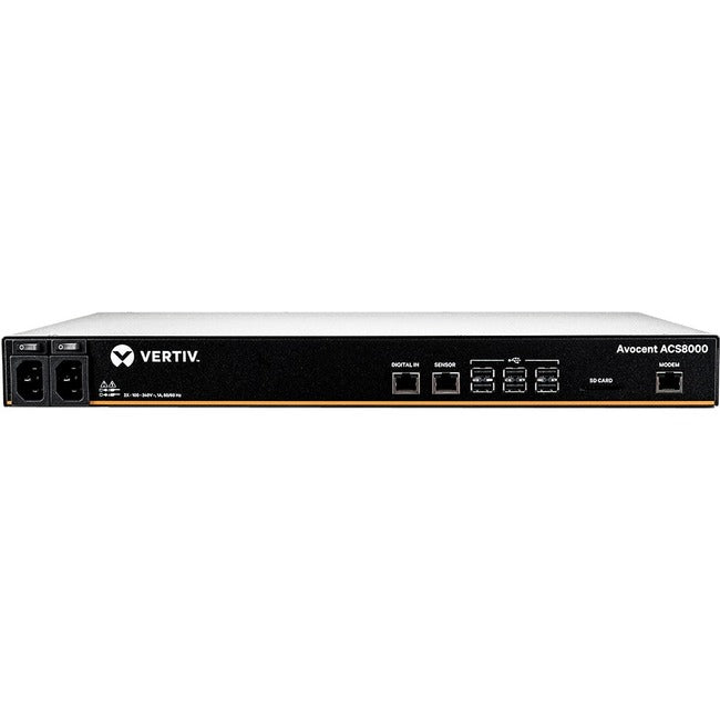 8-port ACS8000 Console System with dual AC Power Supply, non-TAA
