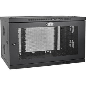 Tripp Lite 9U Wallmount Rack Enclosure Server Cabinet Wide Cable Management - American Tech Depot