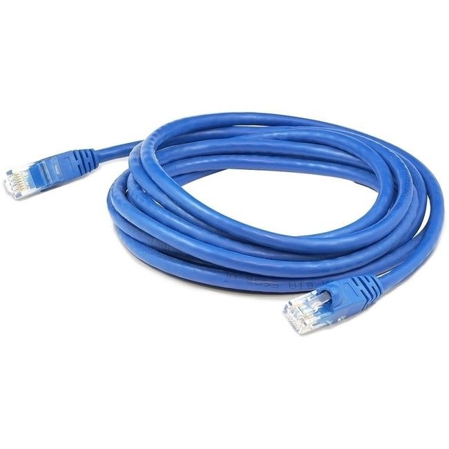 AddOn 50ft RJ-45 (Male) to RJ-45 (Male) Straight Blue Cat5e UTP PVC Copper Patch Cable