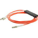 AddOn 3m LC (Male) to 2xLC (Male) Orange OM2 Simplex Fiber Splitter Cable With 50-50 Ratio