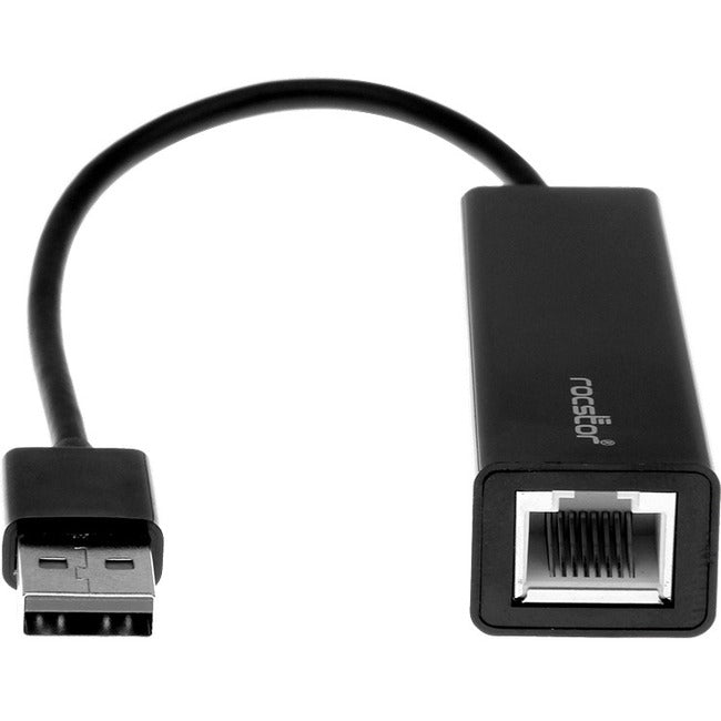 Rocstor Premium USB 3.0 to Gigabit Ethernet NIC Network Adapter RJ45 10-100-1000 M-F - USB 3.0 - 1 x Network (RJ-45) - Twisted Pair USB 3.0 10-100-1000 - Black