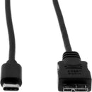 Rocstor Premium USB-C to Micro-B Cable 3ft (1m) - M-M - USB 3.0 - USB Type-C to Micro-USB Cable - USB for External Hard Drive, Tablet, Notebook - 3 ft - 1 Pack - 1 x Type C Male USB - 1 x Type B Male Micro USB - Nickel Plated - Shielding - Black CABLE 1M