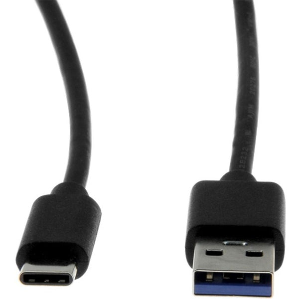 Rocstor Premium USB-C to USB-A Cable (3ft) - M-M - USB 3.0 - USB Type-C to USB Type-A Cable - USB for Laptop, Desktop, Tablet, Cellular Phone, Chromebook - 3 ft- 1 Pack - 1 x Type A Male USB 3.0 - 1 x Type C Male USB - Shielding - Black