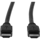 Rocstor Premium 1ft High Speed HDMI (M-M) Cable with Ethernet - Cable Length: 1ft - HDMI for Audio-Video Device - 1.28 GB-s - 1 ft - 1 x HDMI Male Digital Audio-Video - 1 x HDMI Male Digital Audio-Video - Gold Plated Connector - Black ETHERNET CABLE BLACK