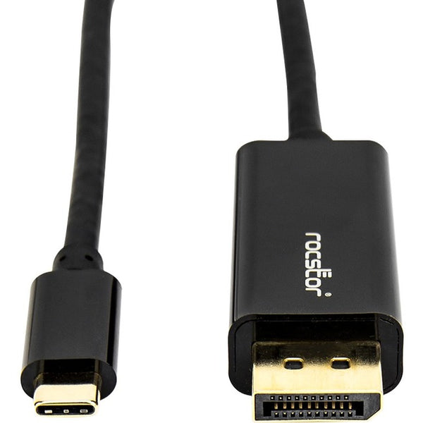 Rocstor 6 Ft Usb-c Male To Displayport Male Cab