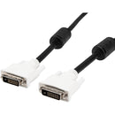 Rocstor Premium 6ft DVI-D Dual Link Cable - M-M - 6ft - Black - Video Monitor Cable