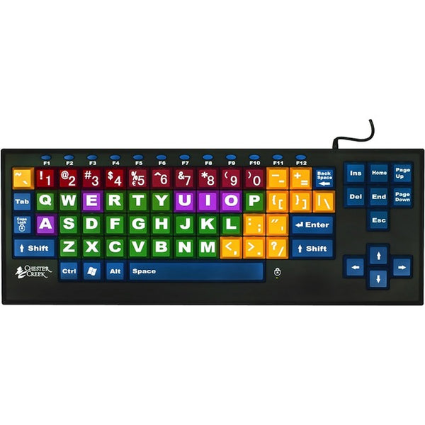 Ablenet Kinderboard Large Key Keyboard Wired color-coded Keys