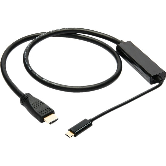 Tripp Lite USB C to HDMI Adapter Cable USB 3.1 Gen 1 4K M-M USB-C Black 3ft - American Tech Depot