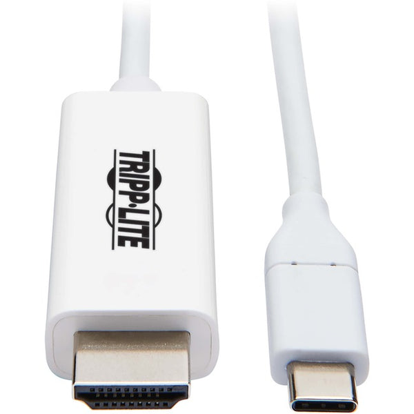 Tripp Lite USB C to HDMI Adapter Cable USB 3.1 Gen 1 4K M-M USB-C White 6ft - American Tech Depot