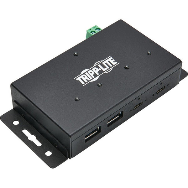 Tripp Lite USB Hub 4-Port Industrial 2 USB C & 2 USB-A USB 3.1 Gen 2 10Gbps - American Tech Depot