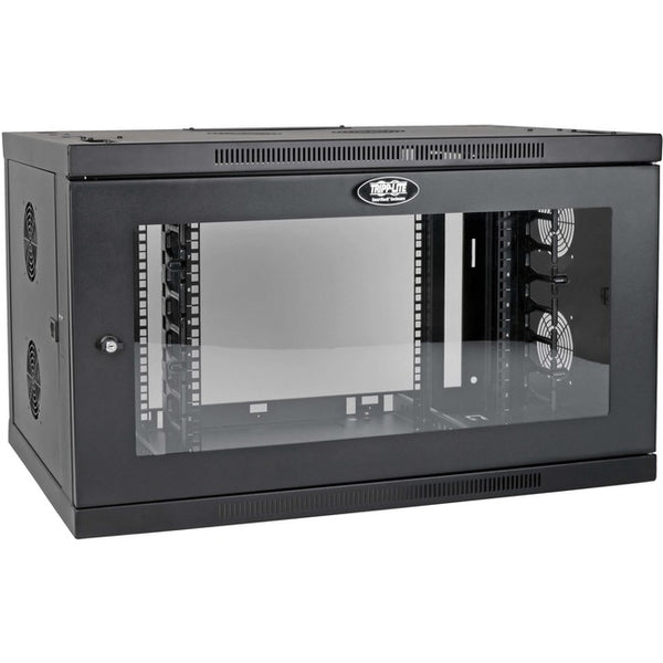 Tripp Lite 9U Wallmount Rack Enclosure Wide Cable Management Acrylic Window - American Tech Depot