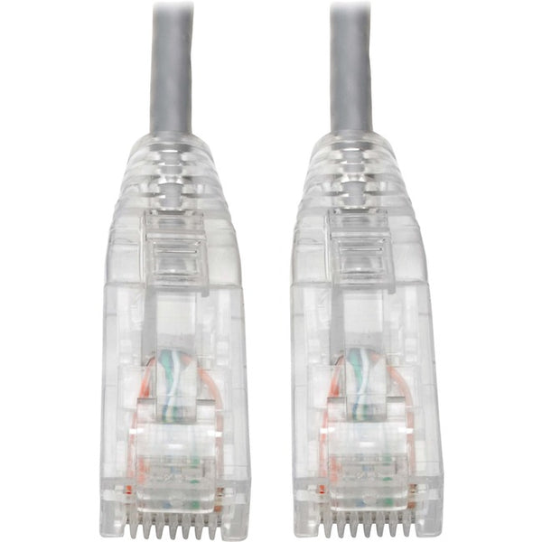 Tripp Lite Cat6 UTP Patch Cable (RJ45) - M-M, Gigabit, Snagless, Molded, Slim, Gray, 8 in. - American Tech Depot