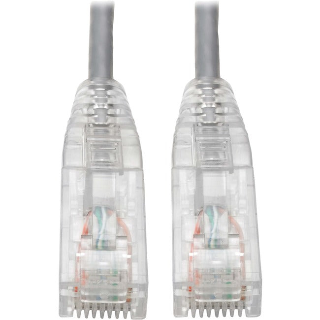 Tripp Lite Cat6 UTP Patch Cable (RJ45) - M-M, Gigabit, Snagless, Molded, Slim, Gray, 8 in. - American Tech Depot