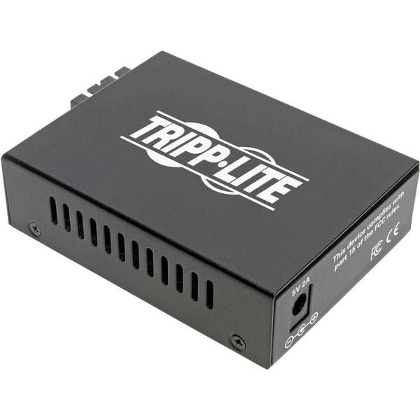 Tripp Lite Gigabit SMF Fiber to Ethernet Media Converter 10-100-1000 SC - American Tech Depot