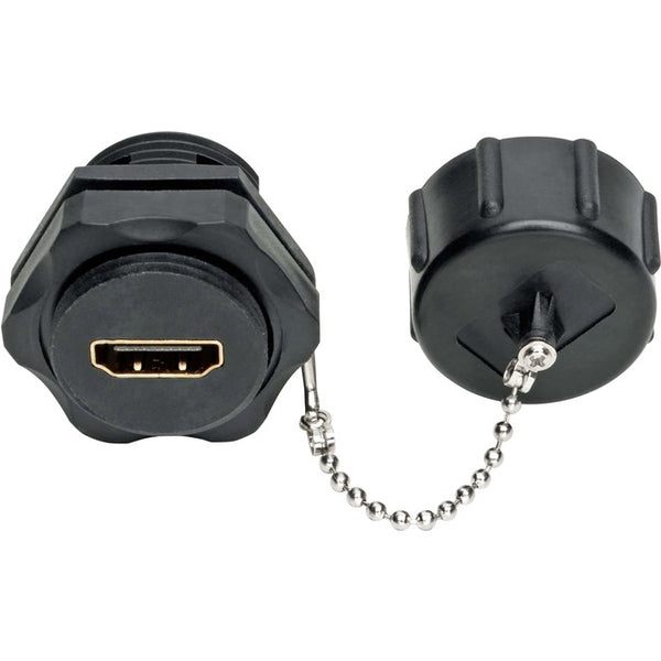 Tripp Lite 4K HDMI Coupler with Ethernet Industrial IP68 Rated Dust Cap F-F - American Tech Depot