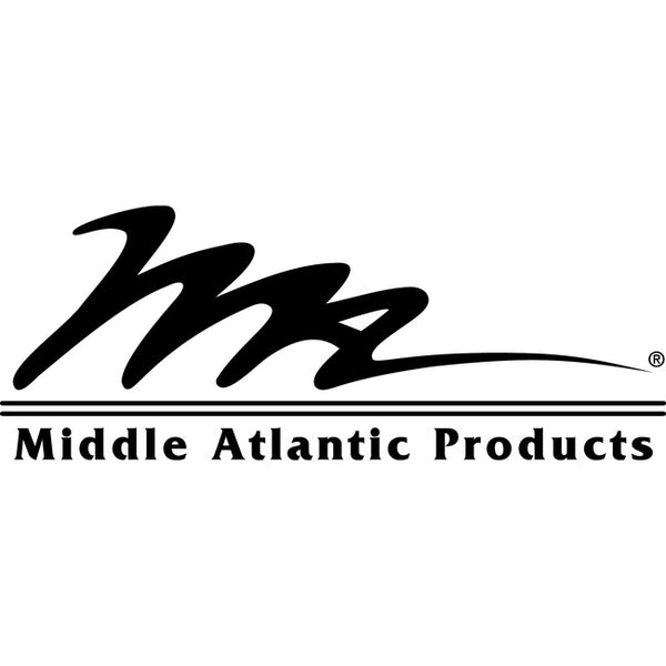 Middle Atlantic 3RU Black Rack Panel - Aluminum - Pack of 6