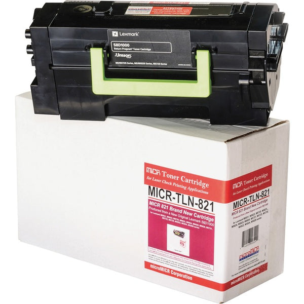 microMICR MICR Toner Cartridge - Alternative for Lexmark 58D1000 - Black - American Tech Depot