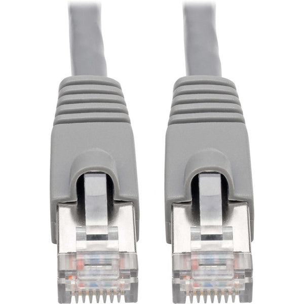 Tripp Lite Cat6a Snagless Shielded STP Patch Cable 10G, PoE, Gray M-M 5ft - American Tech Depot