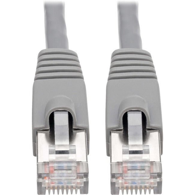 Tripp Lite Cat6a Snagless Shielded STP Patch Cable 10G, PoE, Gray M-M 5ft - American Tech Depot