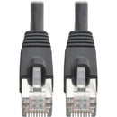 Tripp Lite Cat6a Snagless Shielded STP Patch Cable 10G, PoE Black M-M 30ft - American Tech Depot