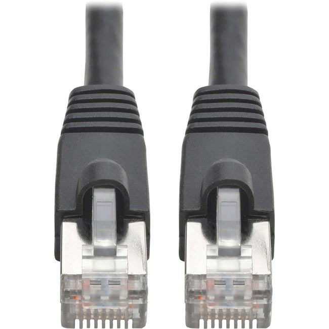 Tripp Lite Cat6a Snagless Shielded STP Patch Cable 10G, PoE Black M-M 30ft - American Tech Depot