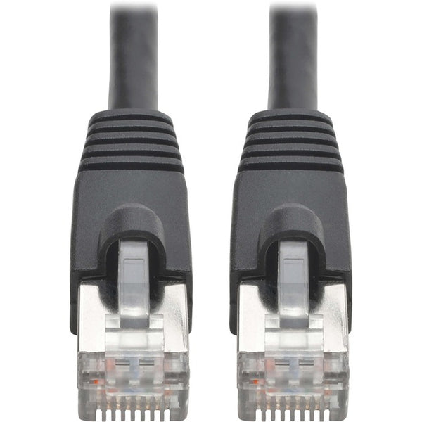 Tripp Lite Cat6a Snagless Shielded STP Patch Cable 10G, PoE Black M-M 35ft - American Tech Depot